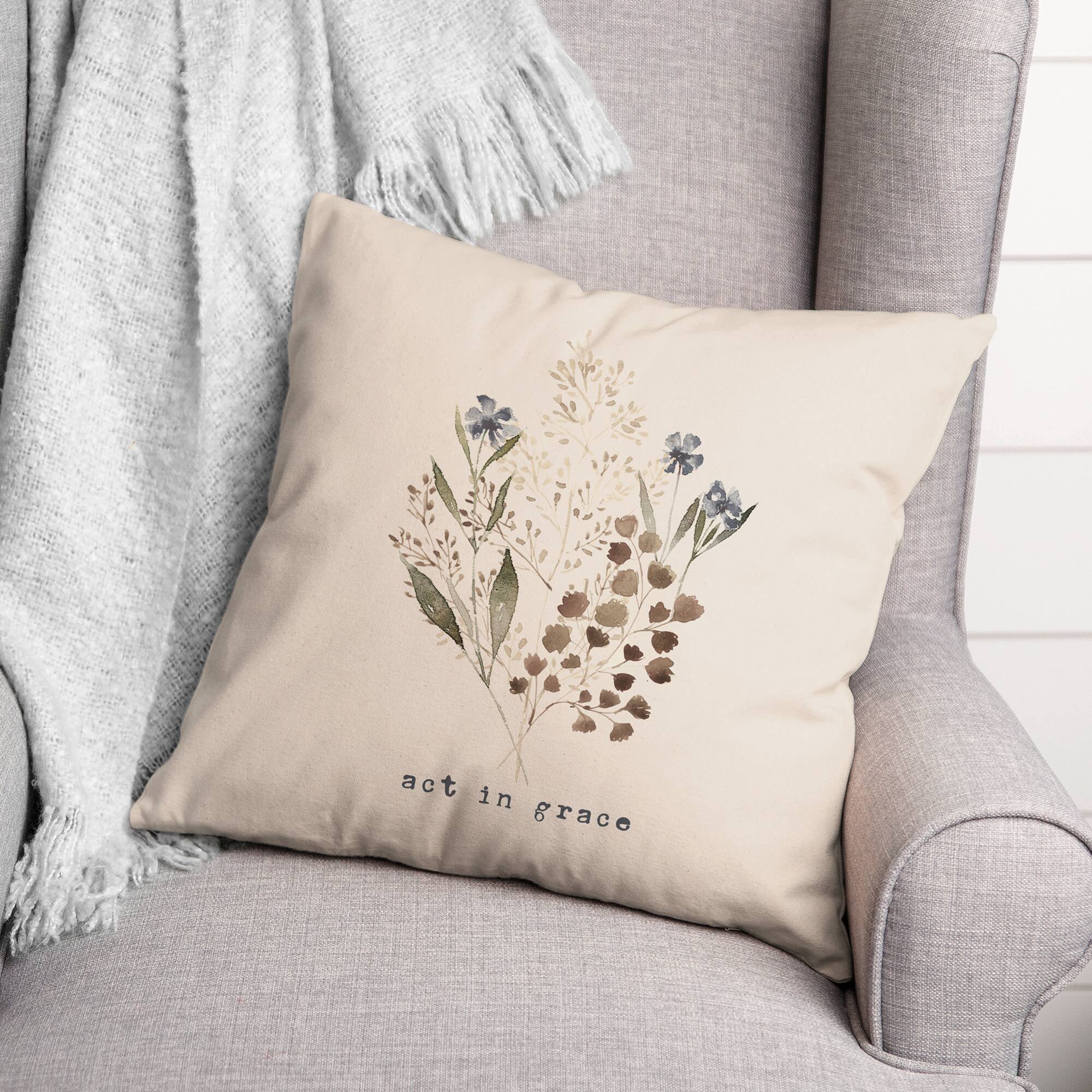 Act in Grace Indoor/Outdoor Pillow